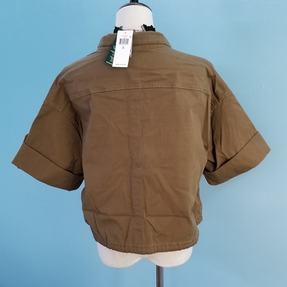 NEW!Ralph 12 Lauren military crop jacket - Picture 11 of 15